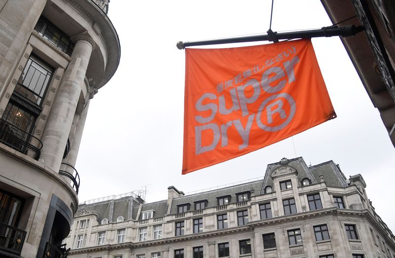 FILE PHOTO: Signage is seen at a Superdry store in