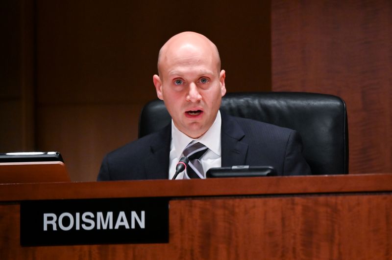 FILE PHOTO: Commissioner Roisman participates in a U.S Securities and