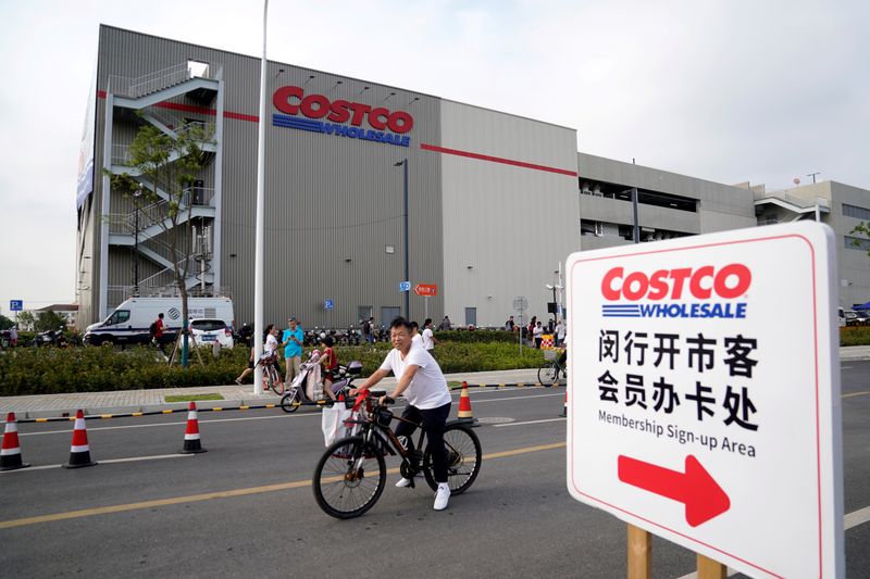 FILE PHOTO: U.S. hypermarket chain Costco Wholesale Corp store is