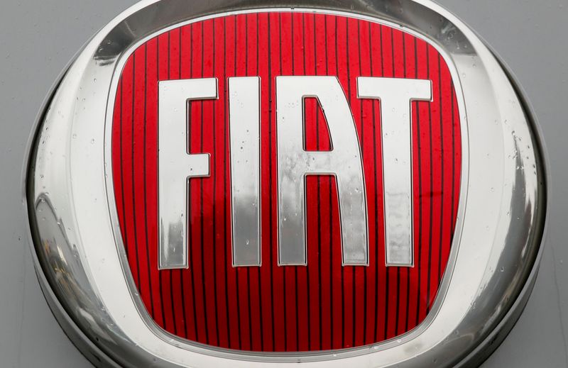 FILE PHOTO: FILE PHOTO: Logo of car manufacturer Fiat is