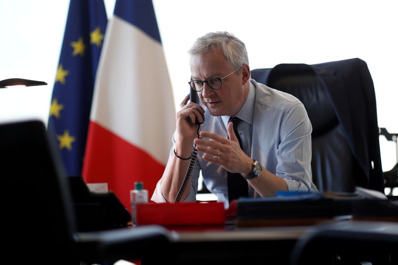 French Economy and Finance Minister Bruno Le Maire at the