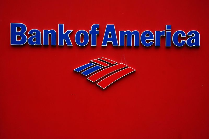 FILE PHOTO: A Bank of America logo is pictured in