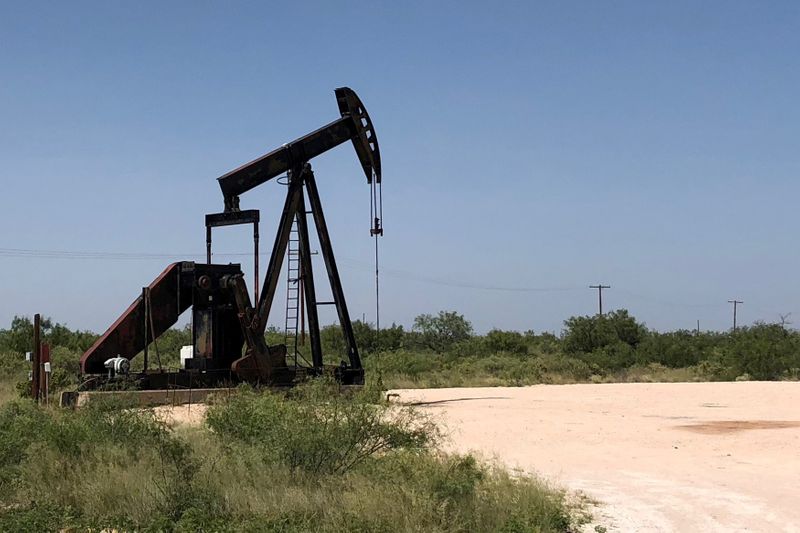 FILE PHOTO: A pumpjack is shown outside Midland-Odessa area in