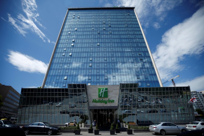 FILE PHOTO: Holiday Inn hotel is seen in Tbilisi