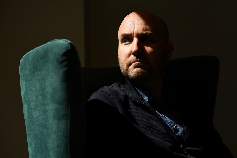 Matthew Earl, managing partner of ShadowFall sits for a portrait