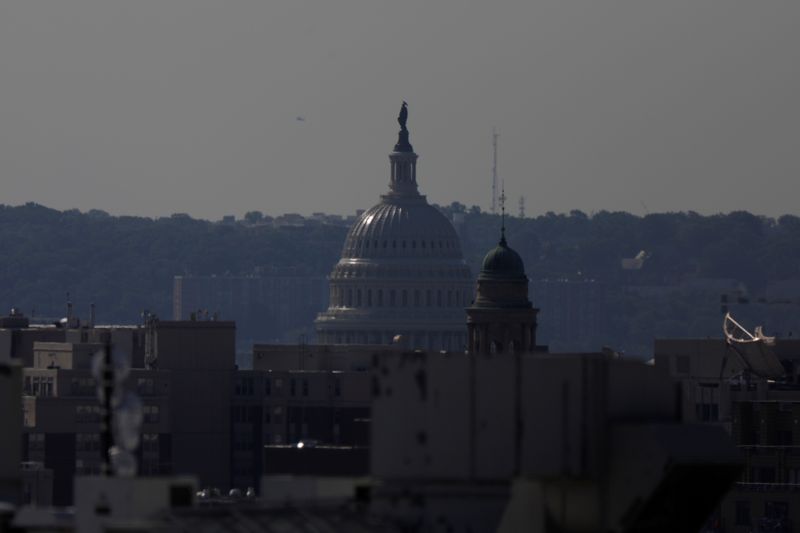 The U.S. Capitol Building is seen amid the coronavirus disease