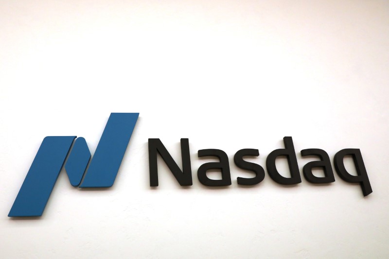 The Nasdaq logo is displayed at the Nasdaq Market site