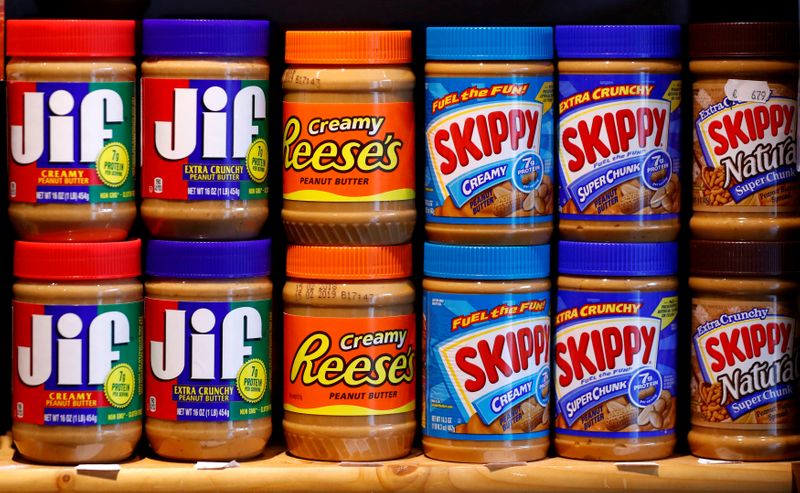 FILE PHOTO: A variety of peanut butter made in USA