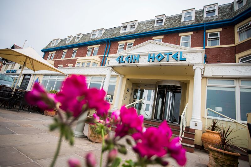 A handout image shows the Elgin Hotel in Blackpool