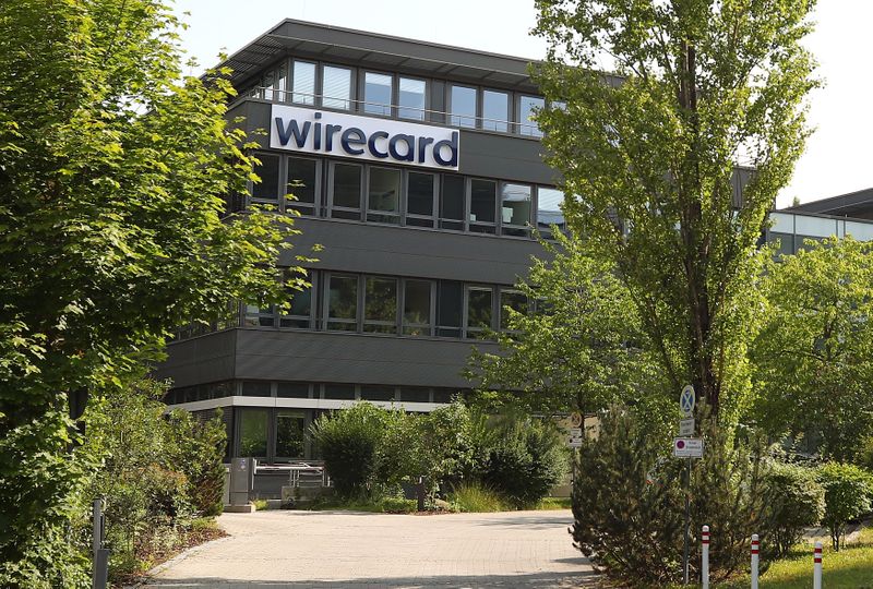 The headquarters of Wirecard AG, an independent provider of outsourcing