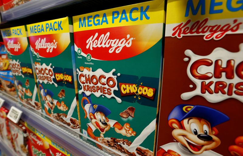 Kellogg’s products of U.S. Kellog Company are offered at a