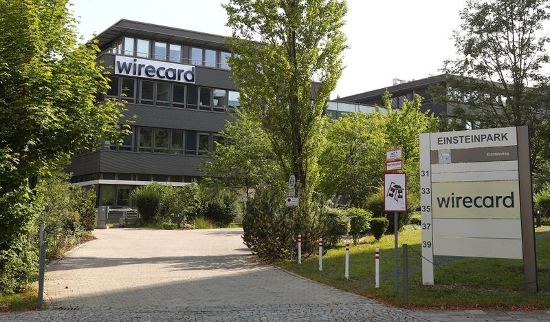 FILE PHOTO: The headquarters of Wirecard AG, an independent provider