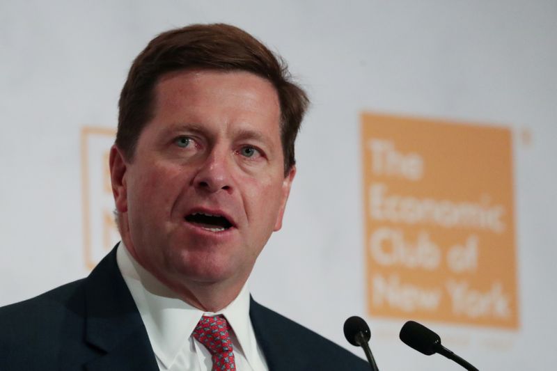 FILE PHOTO: Jay Clayton, Chairman of the U.S. Securities and