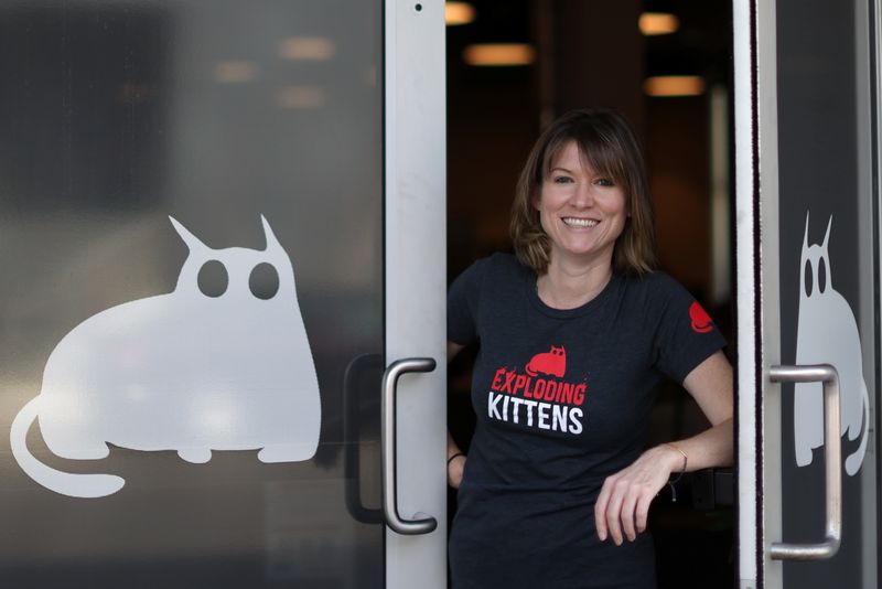 Carly McGinnis, Chief Operating Officer at Exploding Kittens, a Los