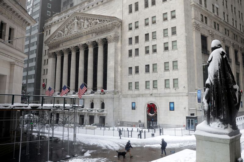 FILE PHOTO: View of NYSE building in New York City