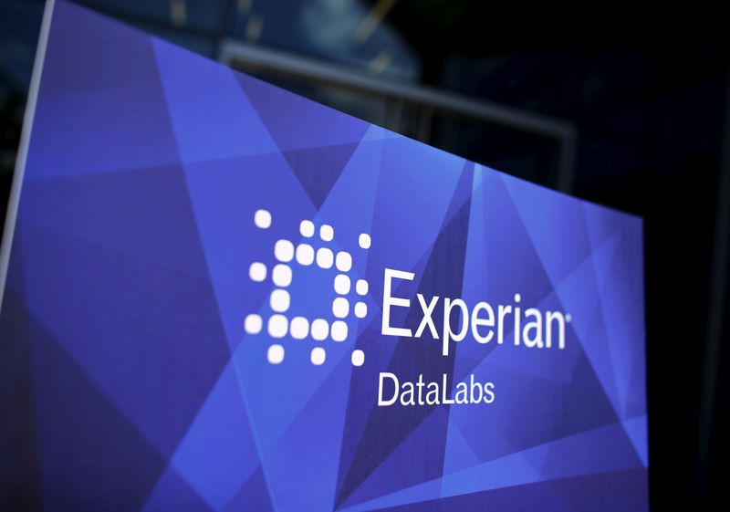 FILE PHOTO: The corporate logo of information services company Experian