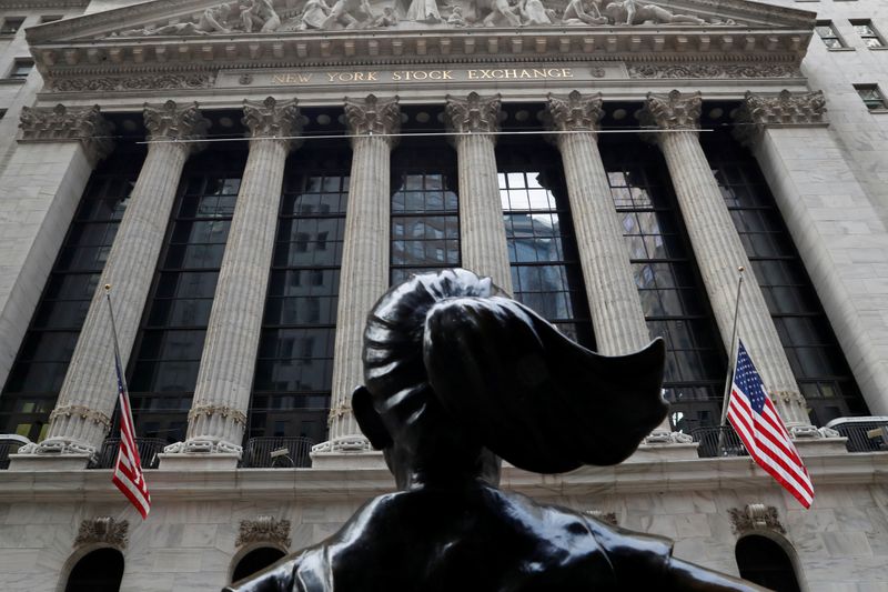 The New York Stock Exchange (NYSE) is seen in the