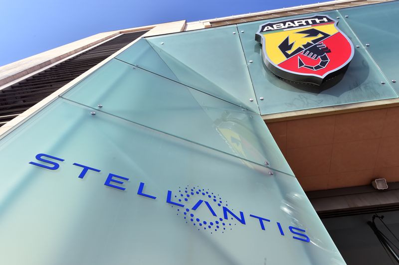 FILE PHOTO: Stellantis debuts on Milan and Paris stock exchanges