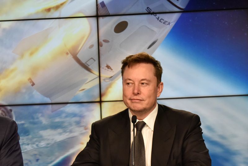 FILE PHOTO: SpaceX founder and chief engineer Elon Musk attends