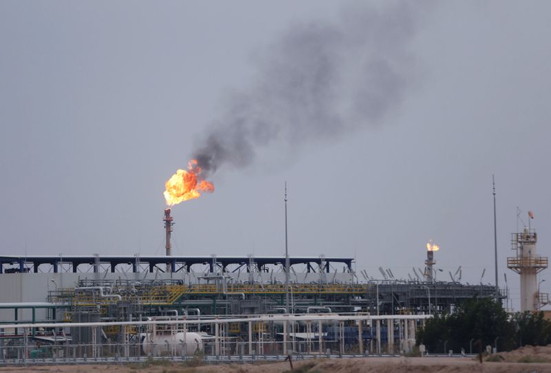 General view of al-Zubair oil field near Basra