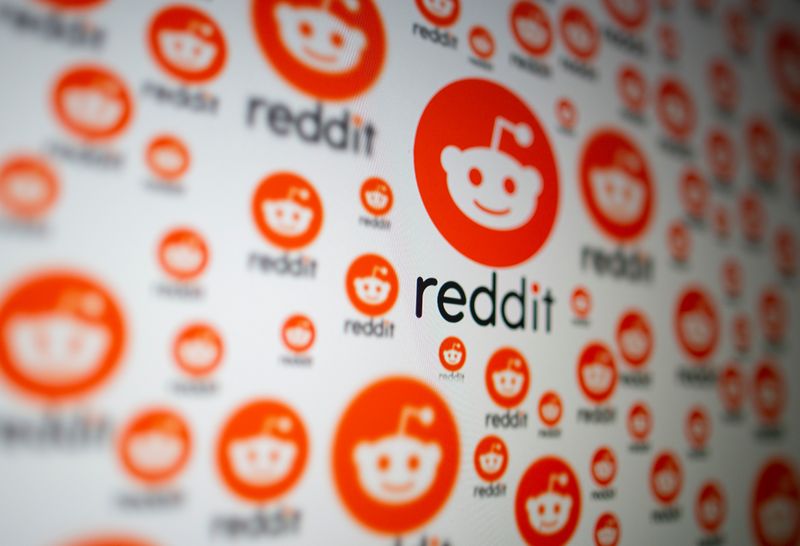 FILE PHOTO: Reddit logos are seen displayed in this illustration