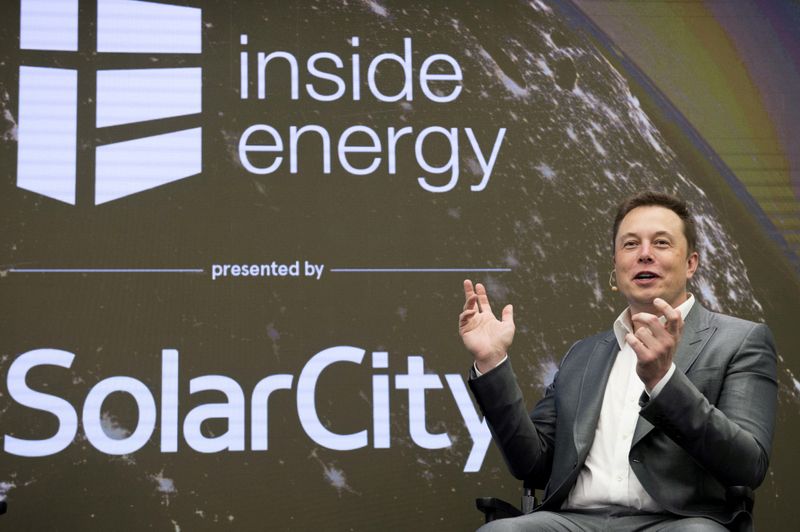 FILE PHOTO: Elon Musk, Chairman of SolarCity and CEO of
