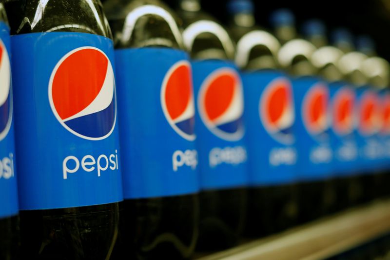 Bottles of Pepsi are pictured at a grocery store in