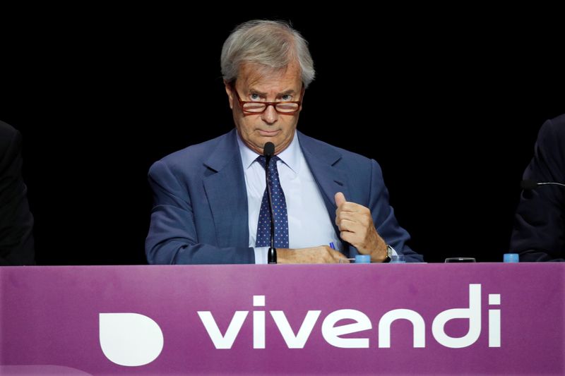 FILE PHOTO: Vincent Bollore, Chairman of the Supervisory Board of