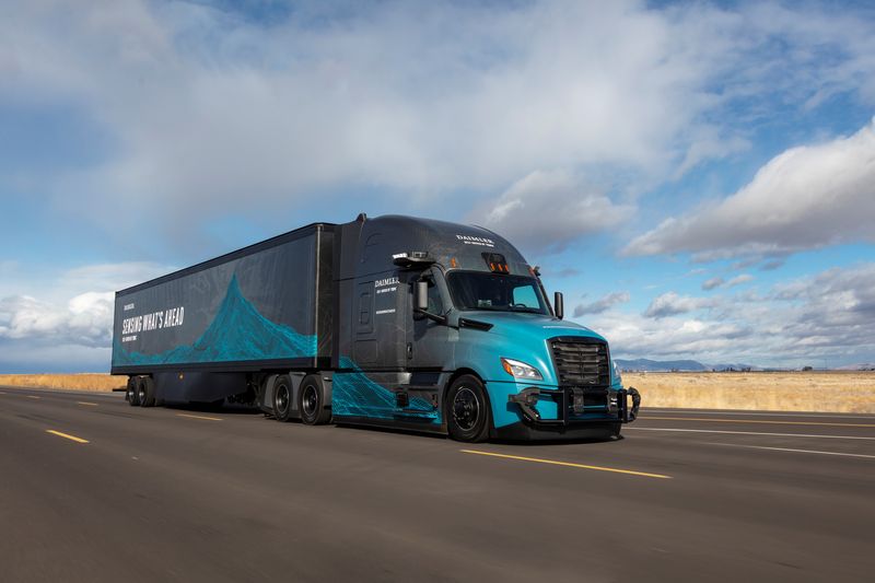 Self-driving truck operated by Daimler unit Torc Robotics undergoes testing