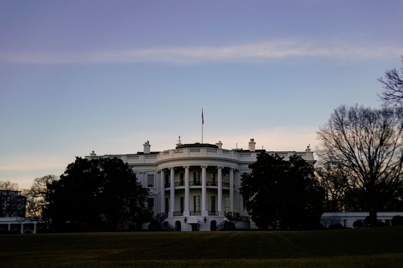 FILE PHOTO: The White House is seen in Washington