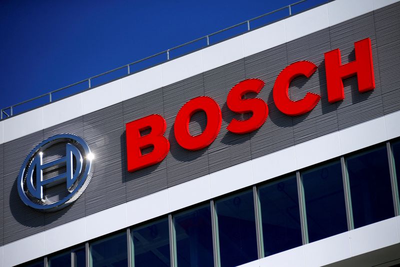 FILE PHOTO: The Robert Bosch logo at the company’s research