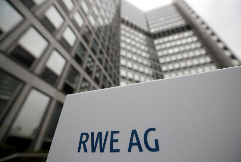 FILE PHOTO: The headquarters of the German power supplier RWE