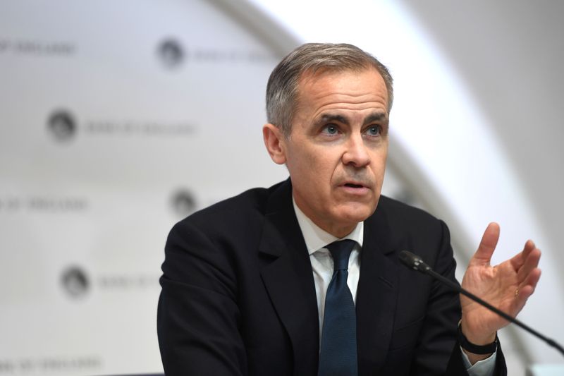Mark Carney, Governor of the Bank of England (BOE) attends