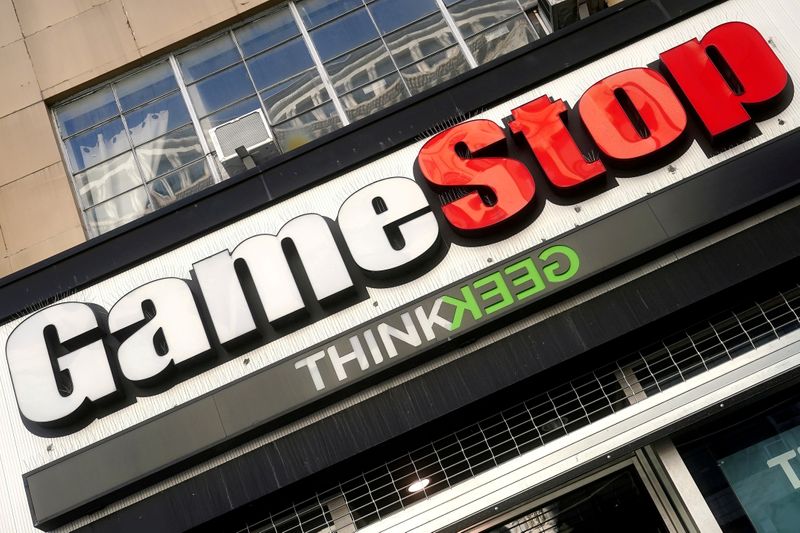 FILE PHOTO: FILE PHOTO: A GameStop store is pictured in