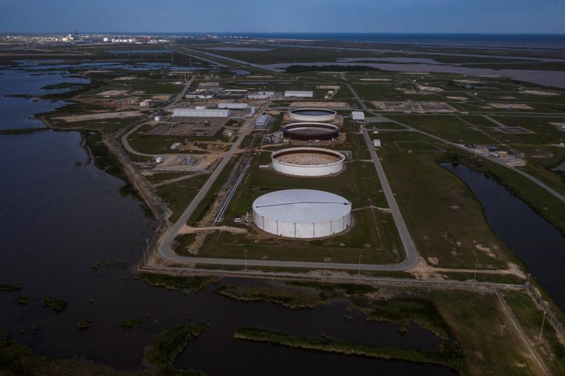 The Bryan Mound Strategic Petroleum Reserve is seen in an