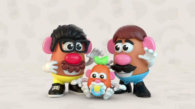 Potato Head toys are seen in this undated handout image