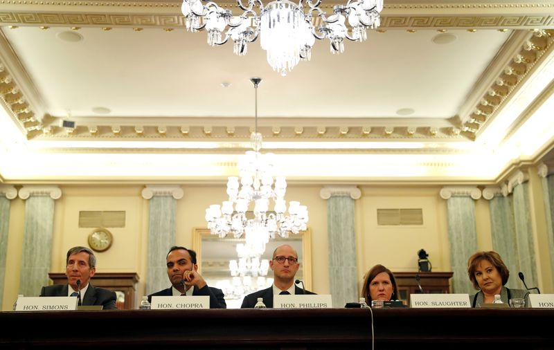 FILE PHOTO: Federal Trade Chairman and Federal Trade Commissioners testify