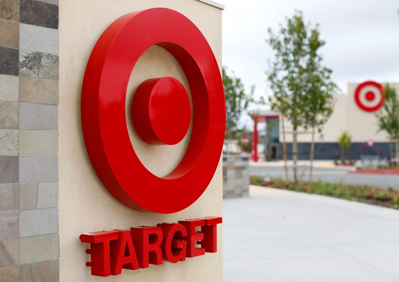 A newly constructed Target store is shown in San Diego,