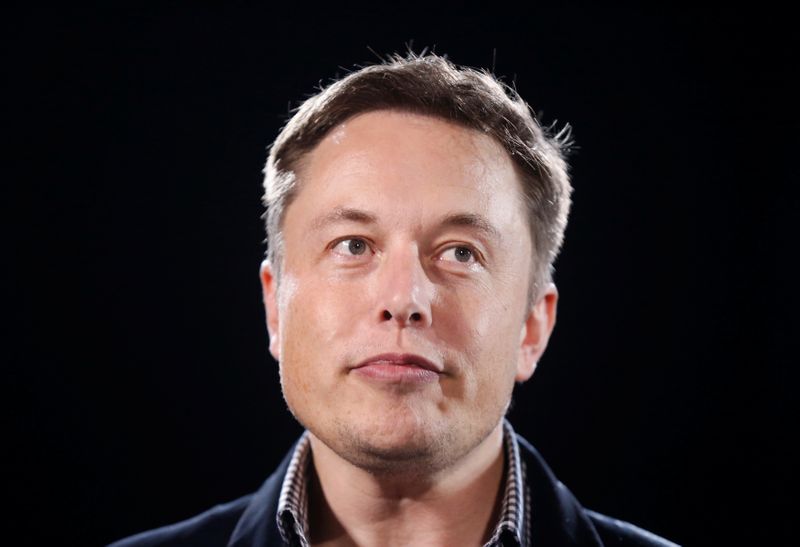 FILE PHOTO: Tesla Motors Inc CEO Elon Musk unveils a
