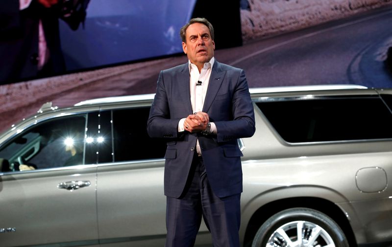 FILE PHOTO: General Motors President Reuss talks about the Chevrolet