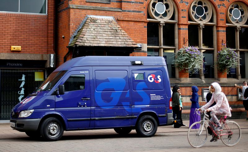 FILE PHOTO: File photo of a G4S security van parked