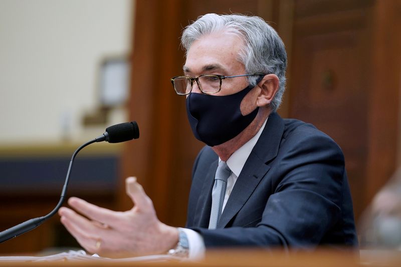 FILE PHOTO: Federal Reserve’s Powell speaks at a U.S. House