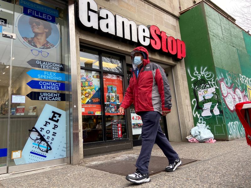 FILE PHOTO: A GameStop store is seen in the Jackson