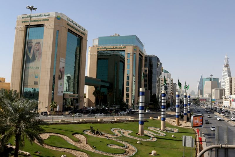 FILE PHOTO: Buildings are seen in Riyadh