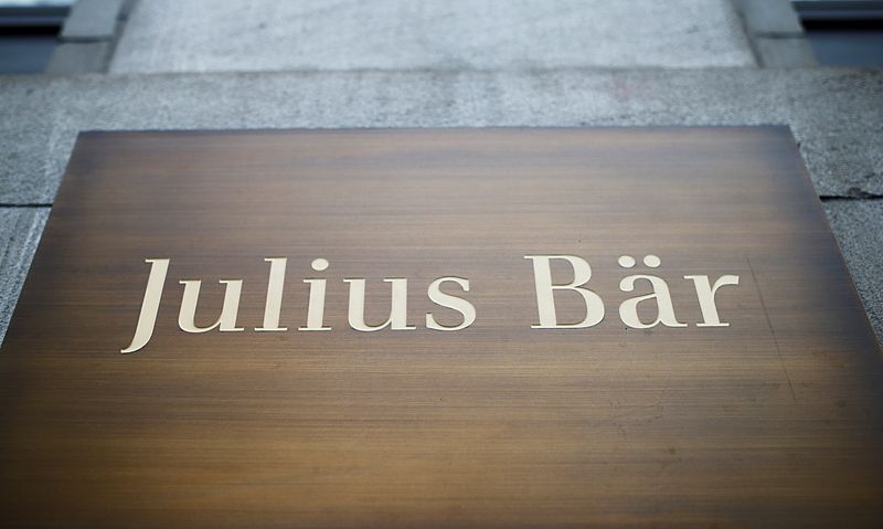 FILE PHOTO: The logo of Swiss private bank Julius Baer
