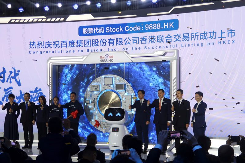 FILE PHOTO: Baidu Inc’s Chairman and CEO Robin Li attends