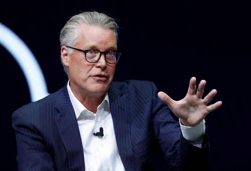 Ed Bastian, CEO of Delta Air Lines, speaks during a