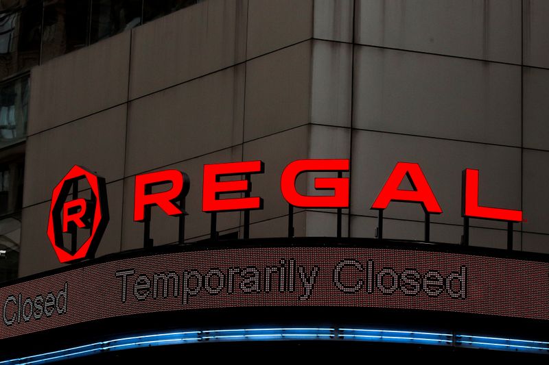 FILE PHOTO: ‘Temporarily Closed’ is displayed on the marquee of