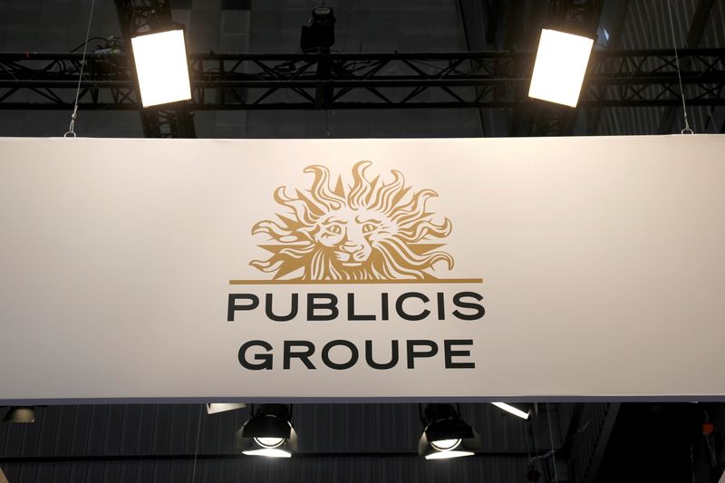 FILE PHOTO: FILE PHOTO: Logo of Publicis is seen at