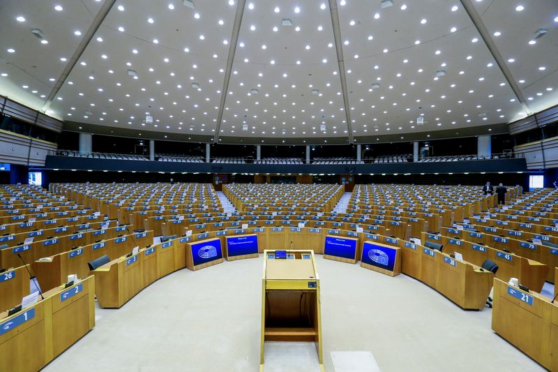 FILE PHOTO: EU Parliament plenary session